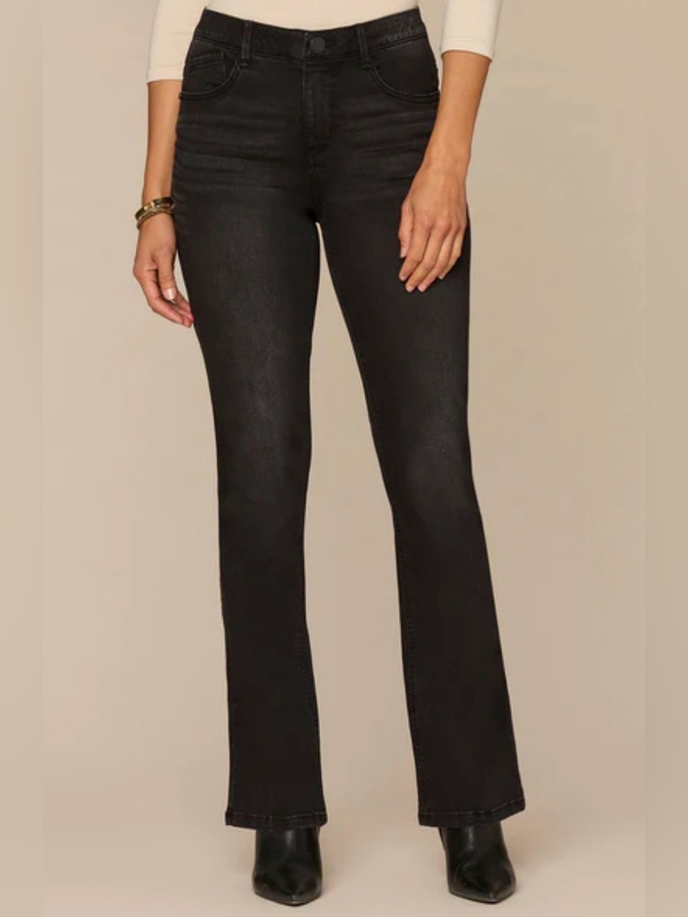 Democracy | AbSolution High-Rise Itty Bitty Bootcut Jeans | Black Denim | NWT